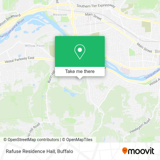 Rafuse Residence Hall map