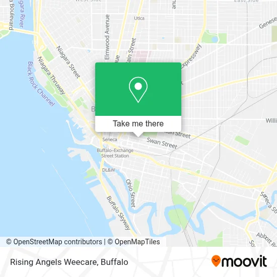 Rising Angels Weecare map