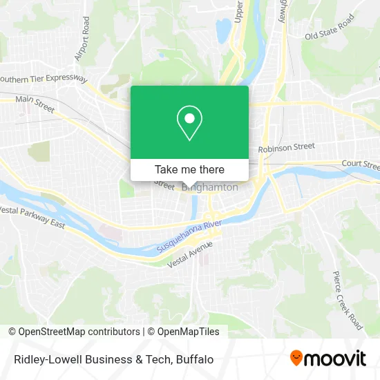 Ridley-Lowell Business & Tech map