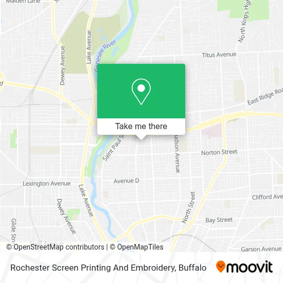 Rochester Screen Printing And Embroidery map