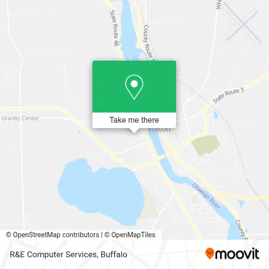 R&E Computer Services map