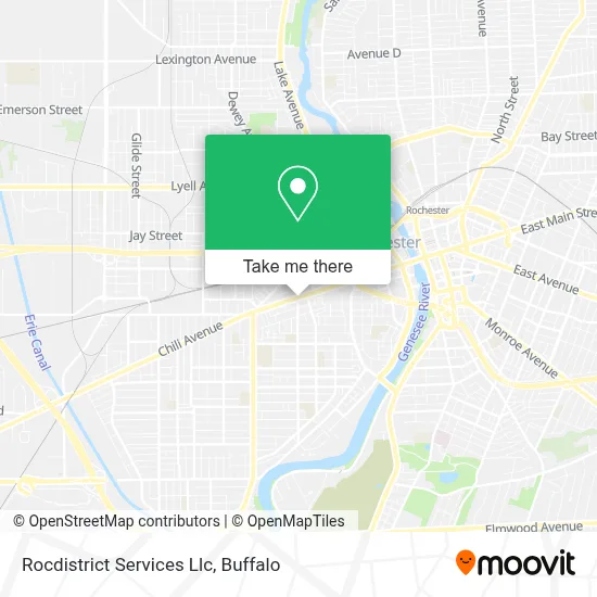 Rocdistrict Services Llc map