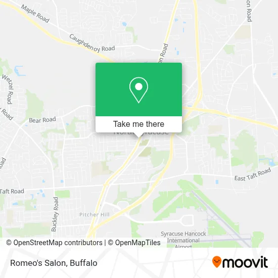 Romeo's Salon map
