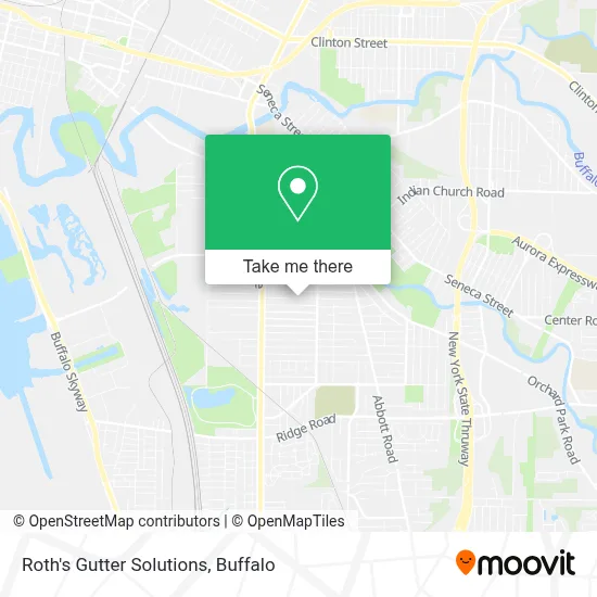 Roth's Gutter Solutions map