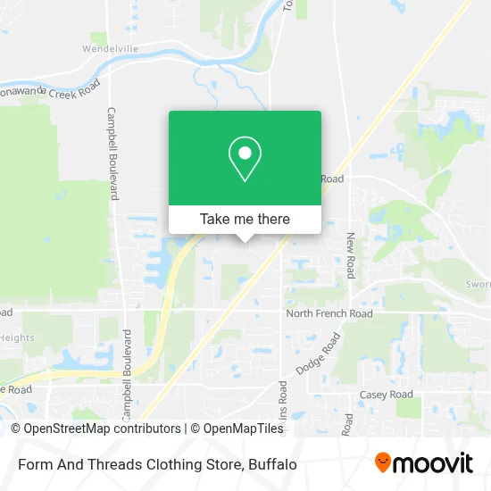 Form And Threads Clothing Store map