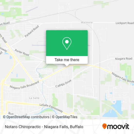 Notaro Chiropractic - Niagara Falls map