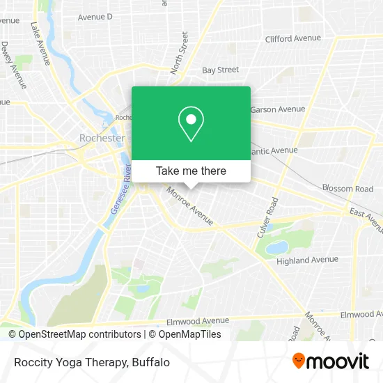 Roccity Yoga Therapy map
