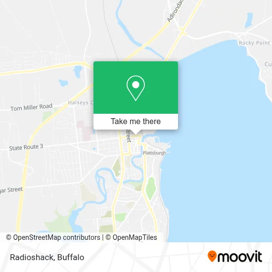Radioshack map