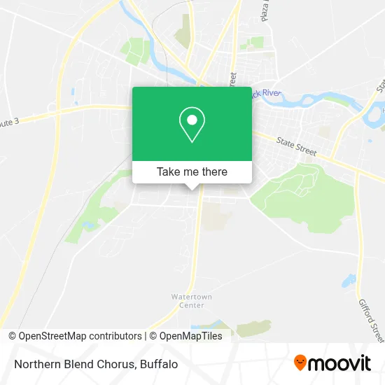 Northern Blend Chorus map