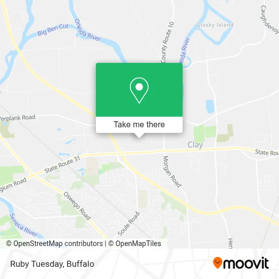 Ruby Tuesday map