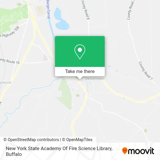 New York State Academy Of Fire Science Library map