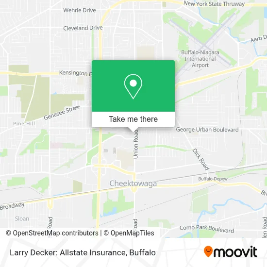 Larry Decker: Allstate Insurance map
