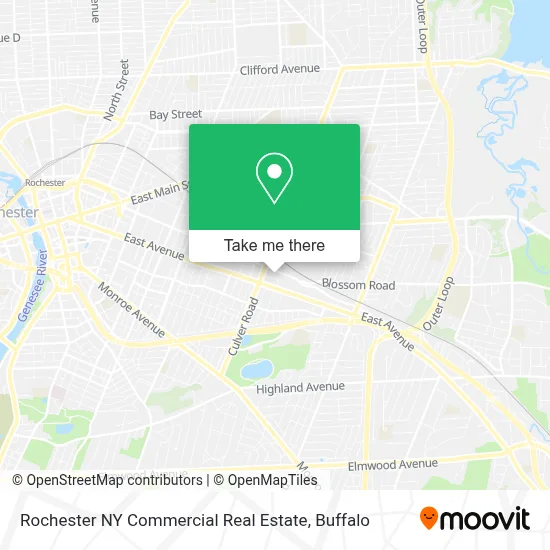 Rochester NY Commercial Real Estate map