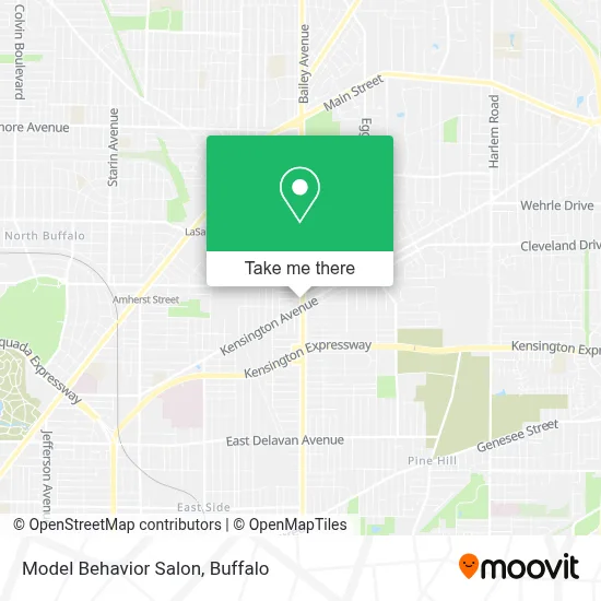 Model Behavior Salon map