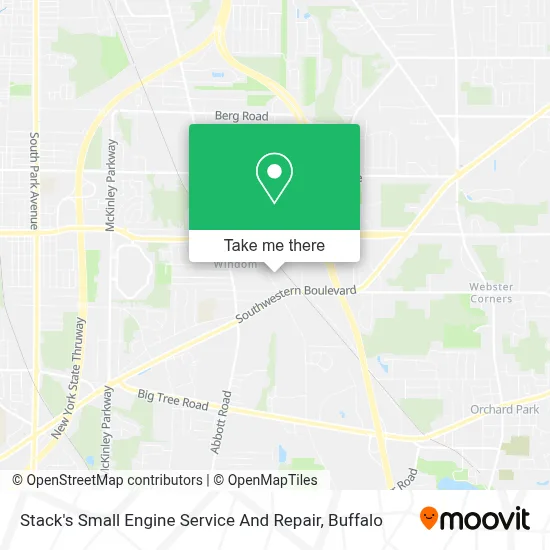 Stack's Small Engine Service And Repair map