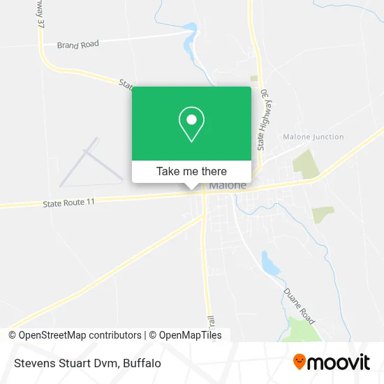 Stevens Stuart Dvm map