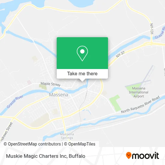 Muskie Magic Charters Inc map