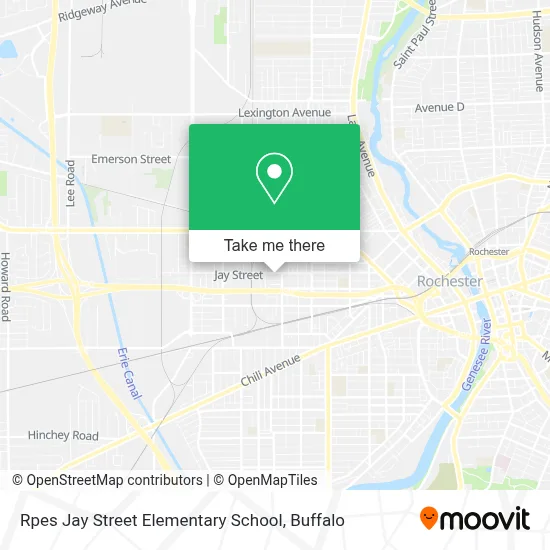 Rpes Jay Street Elementary School map