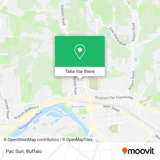 Pac Sun map