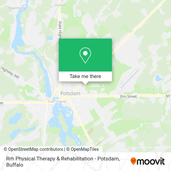 Rrh Physical Therapy & Rehabilitation - Potsdam map