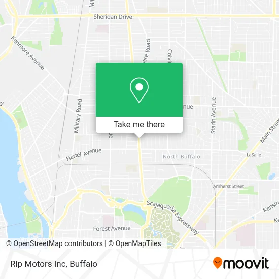 Rlp Motors Inc map