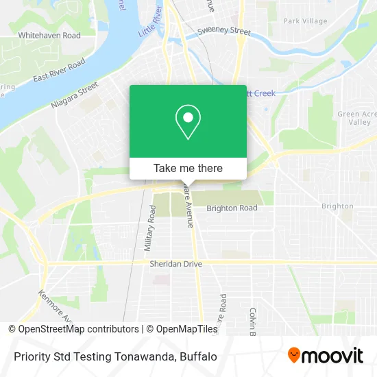 Priority Std Testing Tonawanda map