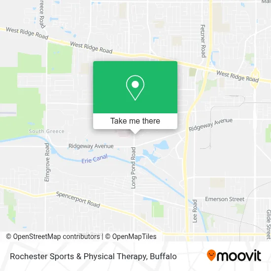 Rochester Sports & Physical Therapy map
