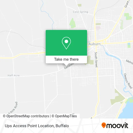 Ups Access Point Location map
