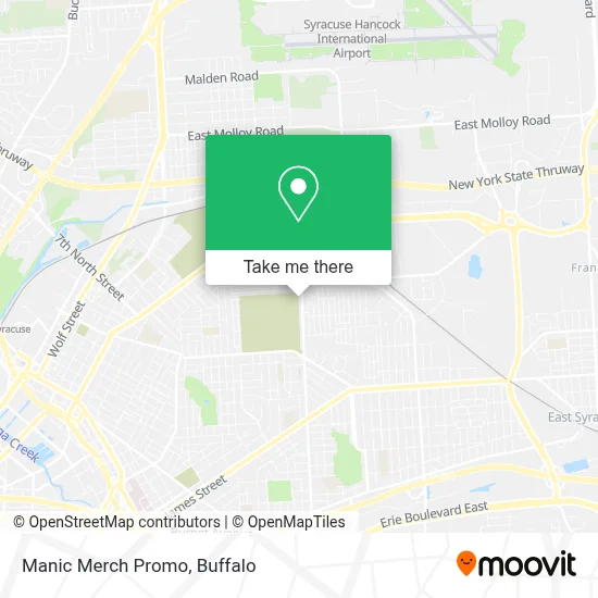 Manic Merch Promo map