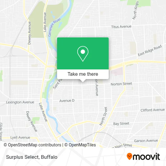 Surplus Select map