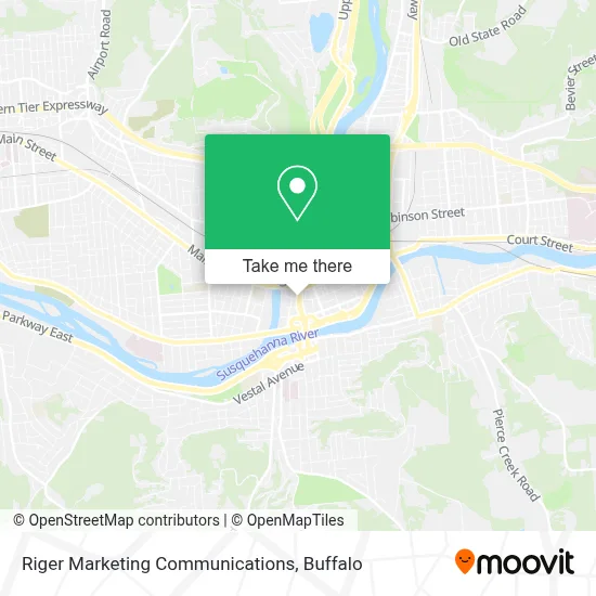 Riger Marketing Communications map