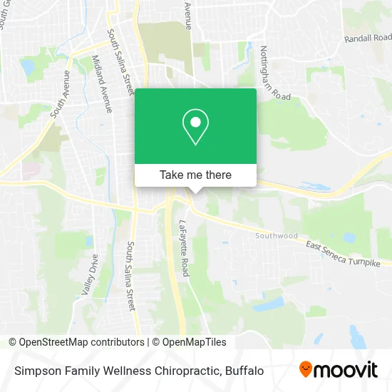 Simpson Family Wellness Chiropractic map