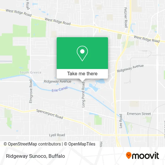 Ridgeway Sunoco map