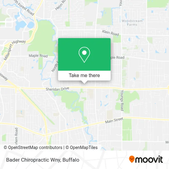 Bader Chiropractic Wny map