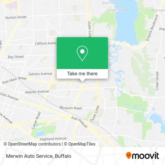 Merwin Auto Service map