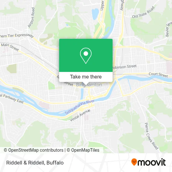 Riddell & Riddell map