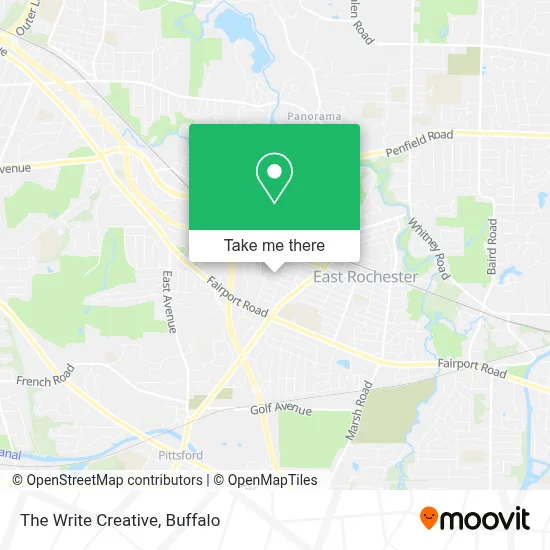 The Write Creative map
