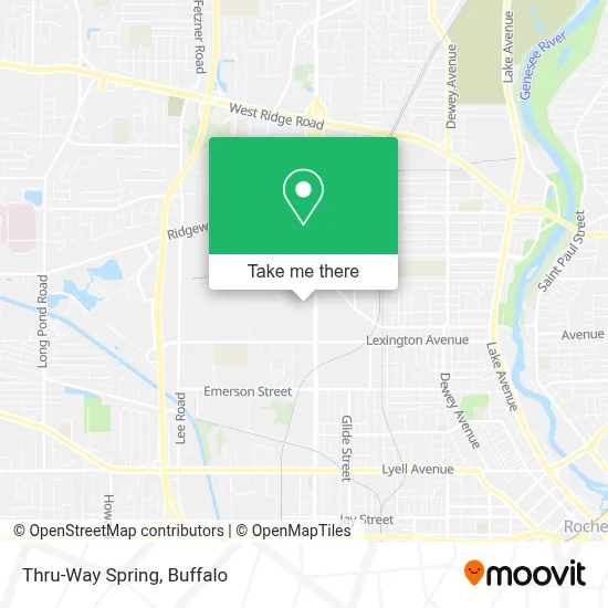 Thru-Way Spring map