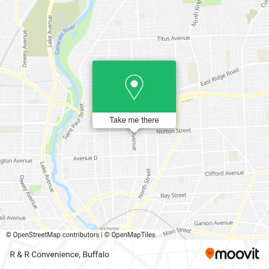 R & R Convenience map