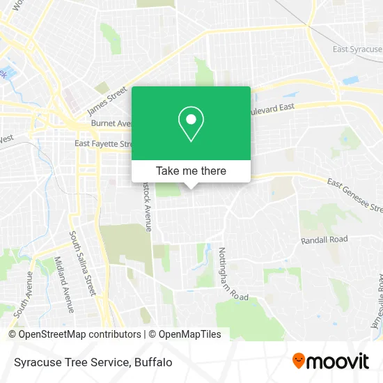 Syracuse Tree Service map