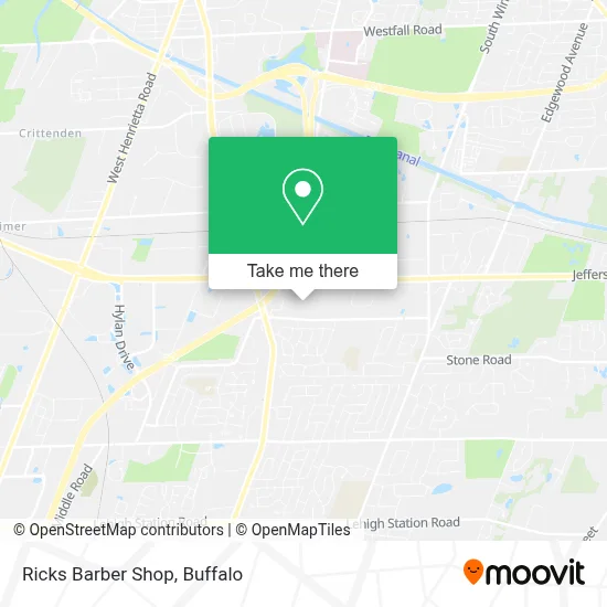 Ricks Barber Shop map