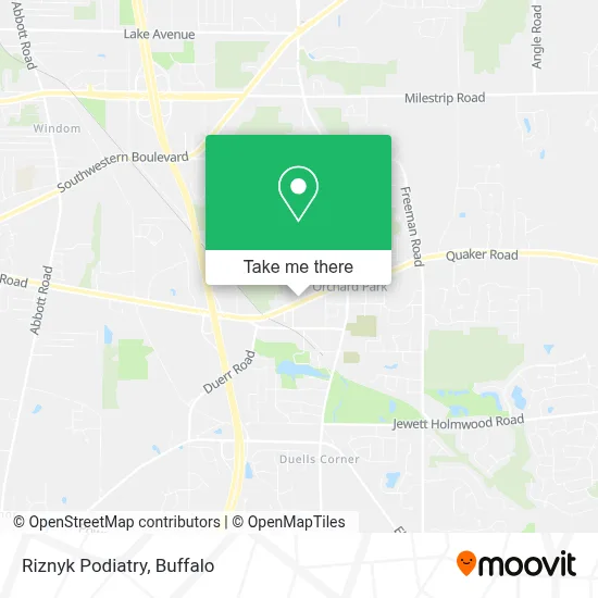 Riznyk Podiatry map