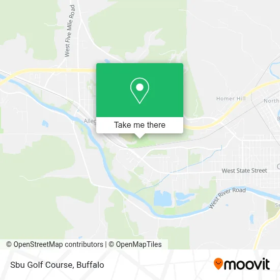 Sbu Golf Course map