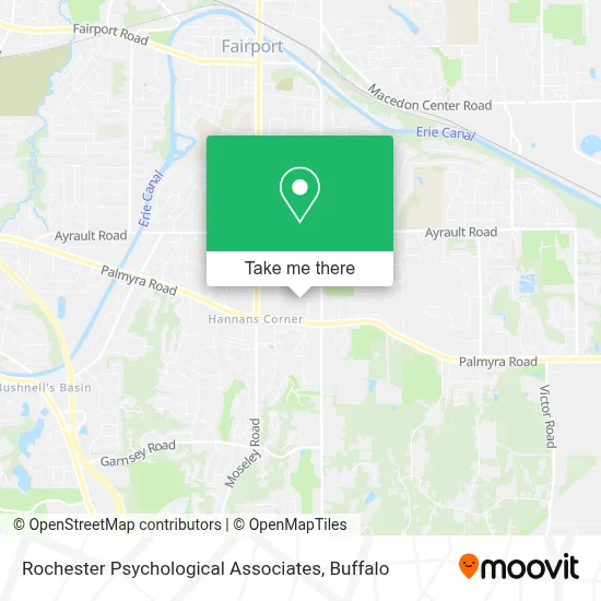 Rochester Psychological Associates map