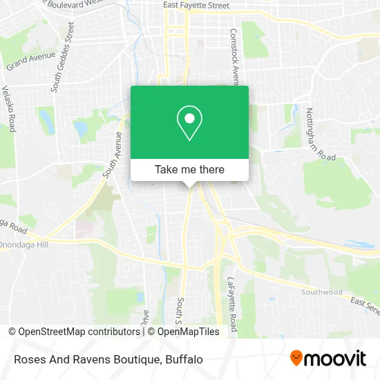 Roses And Ravens Boutique map