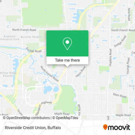 Riverside Credit Union map