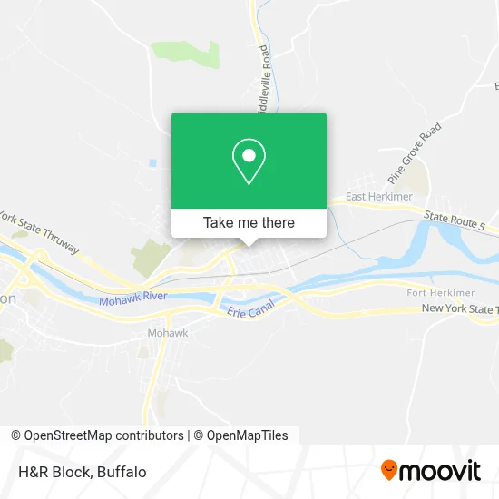 H&R Block map