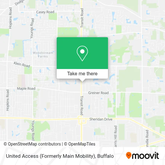 United Access (Formerly Main Mobility) map