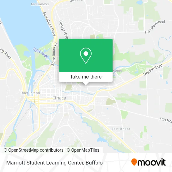 Marriott Student Learning Center map