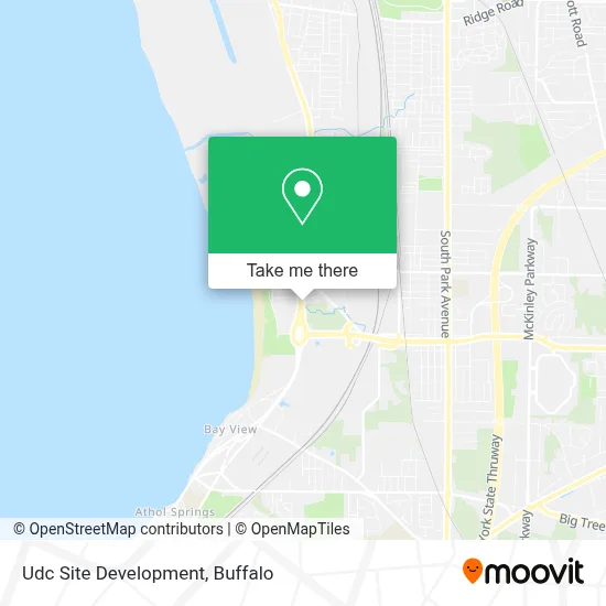Udc Site Development map